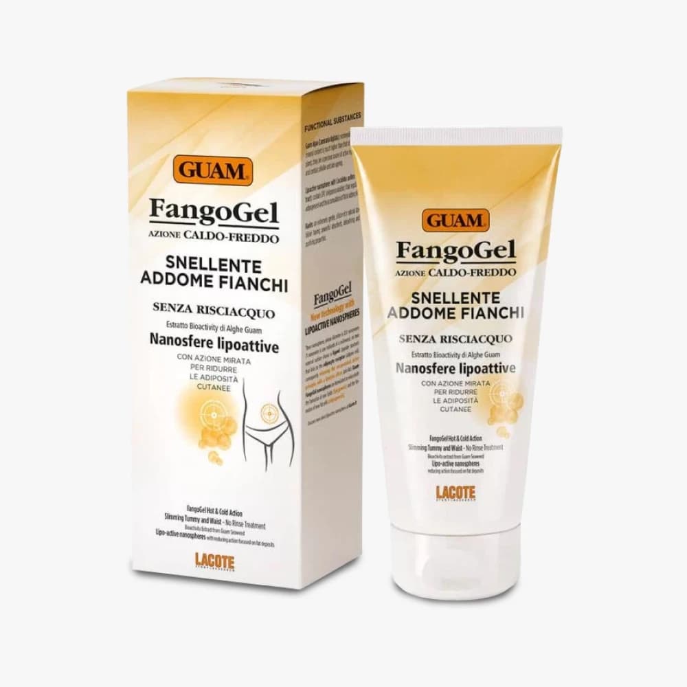 Hřejivý-chladivý gel Guam na břicho a boky