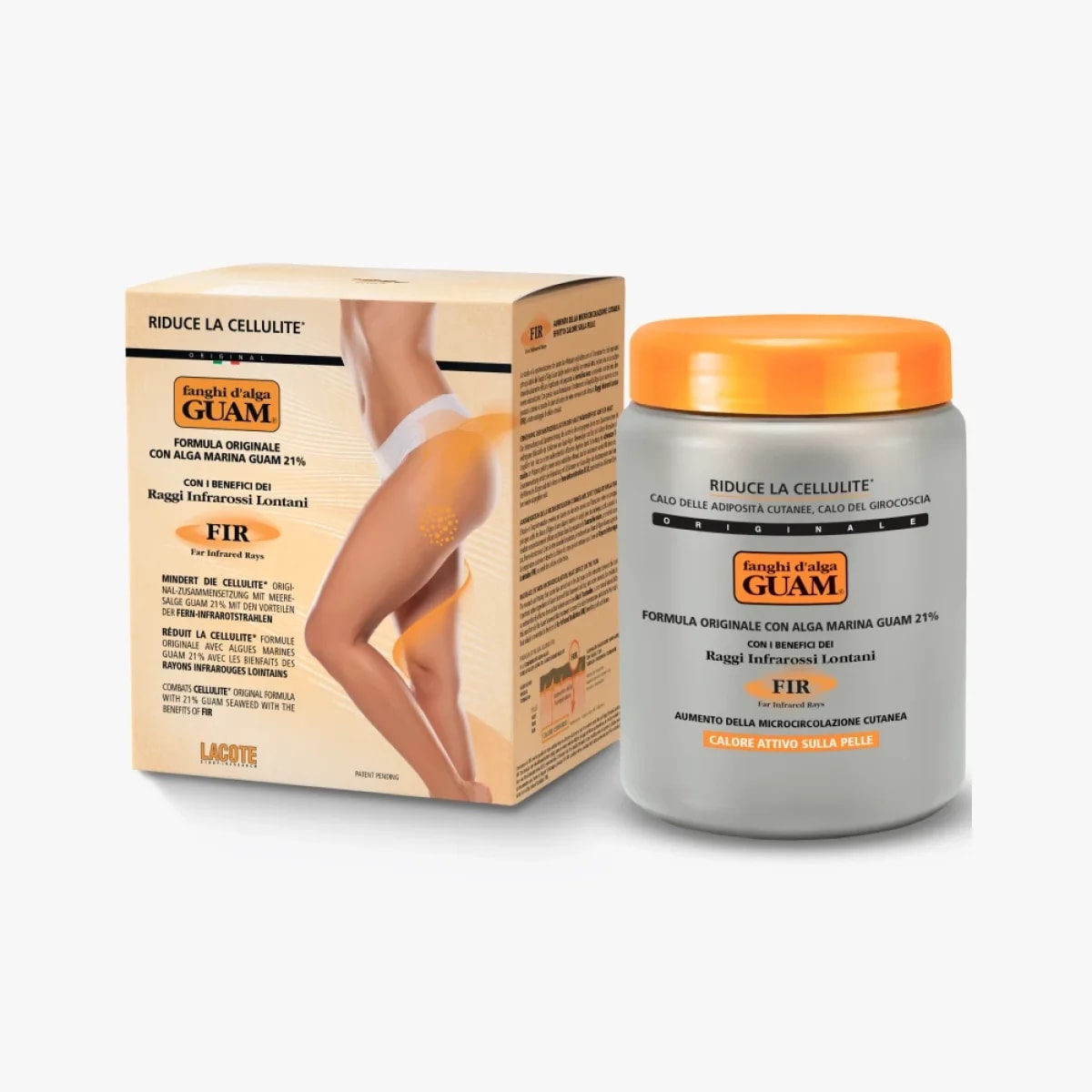 Bahenní zábal na střední celulitidu