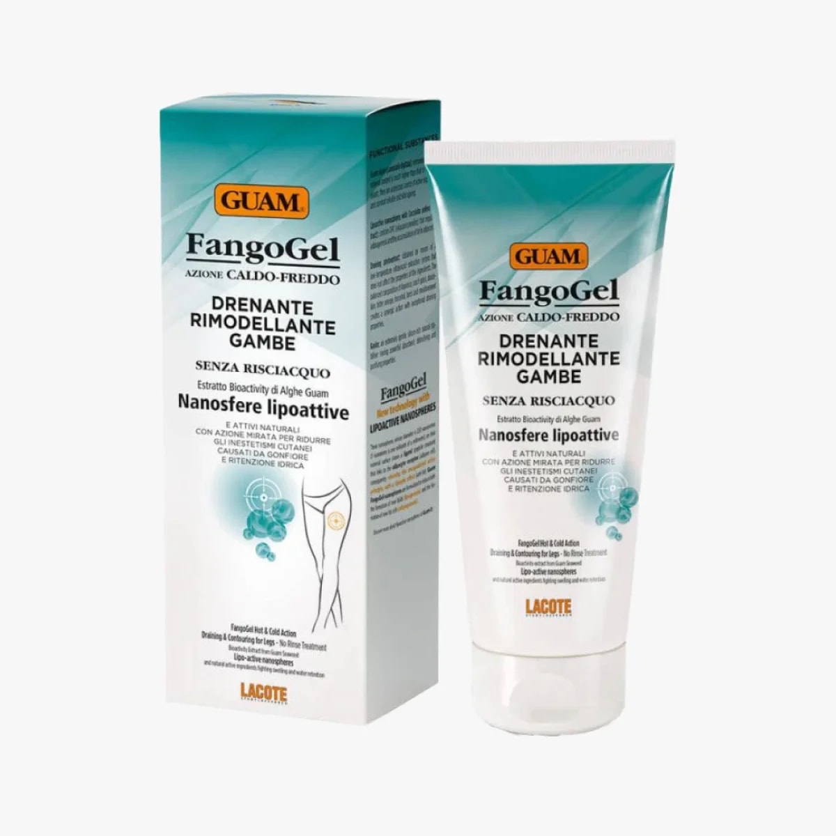 Hřejivý-chladivý gel Guam s drenážním efektem