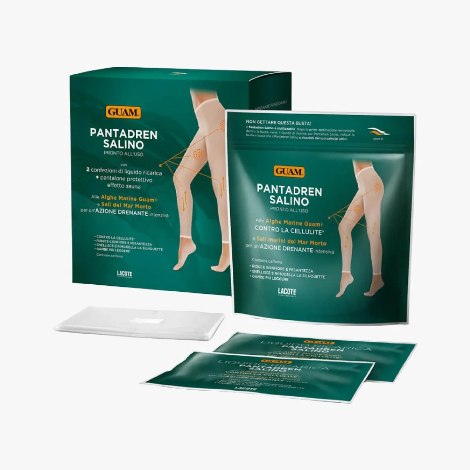 Zeštíhlující drenážní legíny Pantadren Salino