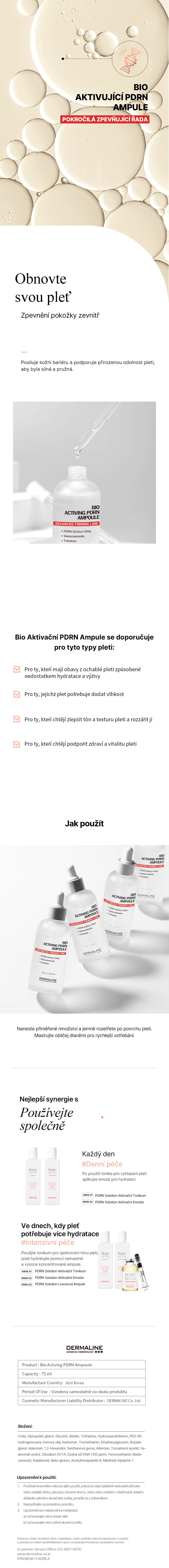 Bioaktivní PDRN sérum s lososí DNA – čtyři lahvičky