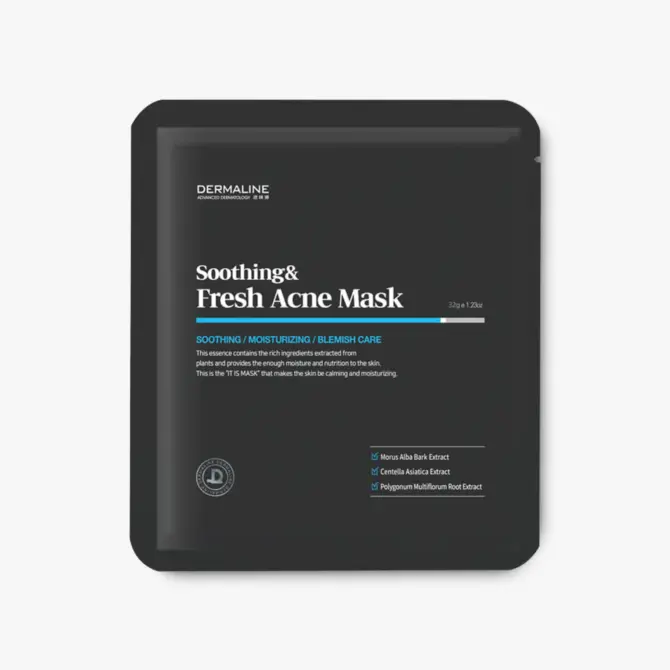 Zklidňující a osvěžující maska proti akné